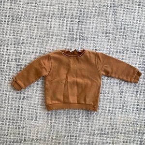 Rust Zara Boys Crew Sweatshirt